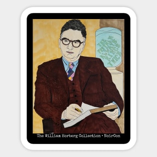 James M. Cain (The William Horberg Collection) Sticker